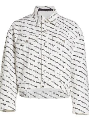Alexander Wang White Denim Jacket
